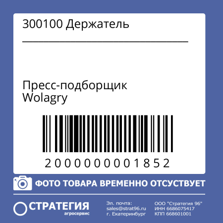 300100 Держатель