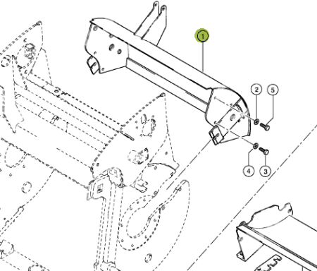 0009874042 Щиток барабана Claas Jaguar (9874042; 9874041; 9874043; 9874040) STR | Аналог