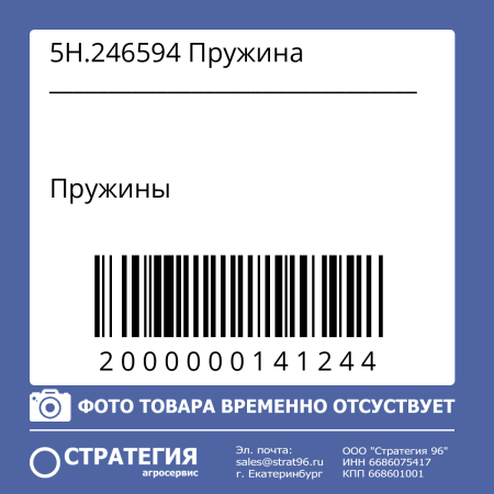 5H.246594 Пружина