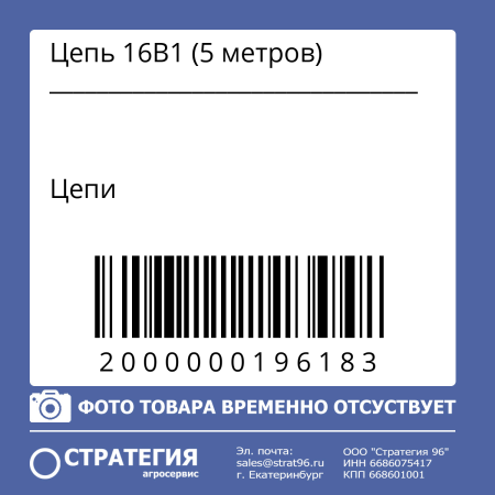 Цепь 16B1 (5 метров)