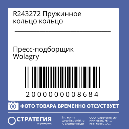 R243272 Пружинное кольцо