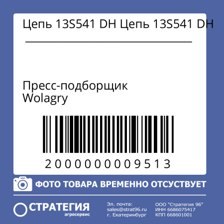 Цепь 13S541 DH