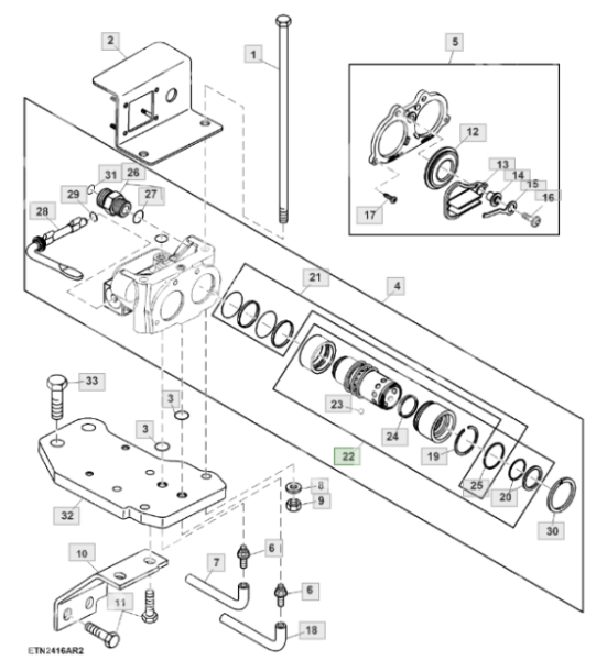 RE577560; RE256693; RE226728; RE174920; RE203206  Муфта быстроразъемная  John Deere | Аналог