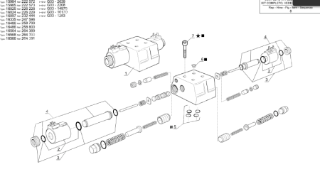 563782 Клапан приоритета MANITOU MLT-735 (Маниту)