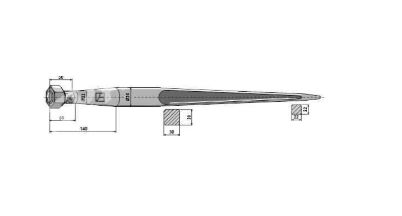 70401010 Вилы bressel lade