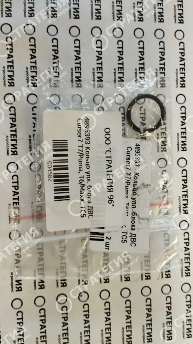 4895393 Кольцо упл. блока ДВС Cursor7 T7/Puma, T6/Maxx, TC5